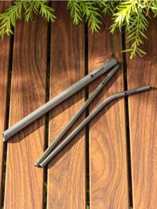 1/2/3 Stück wiederverwendbare 6mm extra lange 20cm polierte Edelstahlstrohhalme mit Reinigungsbürste, geeignet für 30/40oz isolierte Becher, Halloween Weihnachten Ostern Thanksgiving Party Trinkgefäße - Übersicht 6