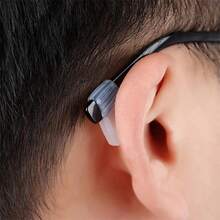 50PCS Silicone Eyeglass Ear Hooks Anti-Slip Temple Grips Glasses Retainers For Sports Running Cycling Gym Eyewear Accessories - Black - View 6