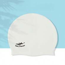 Topi Renang Silikon Unisex, Topi Renang Tahan Air Elastis untuk Rambut Panjang, Cocok untuk Dewasa - MultiWarna - View 4