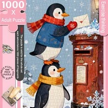 1000 Pieces Adult Mini Puzzle Box - Precision Cut Adult Challenge Level Puzzle, Scratch-Resistant High Difficulty, Suitable For Adult/Family Entertainment, Can Be Used As DIY Home Decor, Art Collection, Perfect Creative Gift For Christmas (Including Halloween) Brain Challenge - Multicolor - View 4