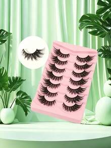 Premium Plush Faux Eyelashes For, Light And Fluffy Mature Lash Shop Same Style On-Camera Thick Eyelashes, Cat Eye, Voluminous - View 5