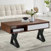 Modern  Metal Table Legs Set Of 2, Industrial Rustic DIY Furniture Table Legs Coffee Table Legs For DIY Table Desk Breakfast Bar Stand Bench - Black - View 5