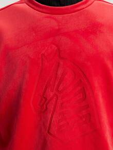 Adidas Men's NYR GFX SWT Knit Pullover Sweatshirt KE4069 - Red - View 5