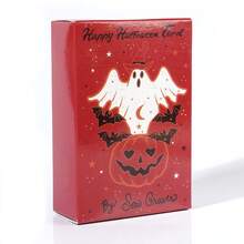 1pc Mysterious Tarot Cards Fortune Telling Game Cards Party Gathering Game Happy Halloween Tarot - Rose Red - View 6