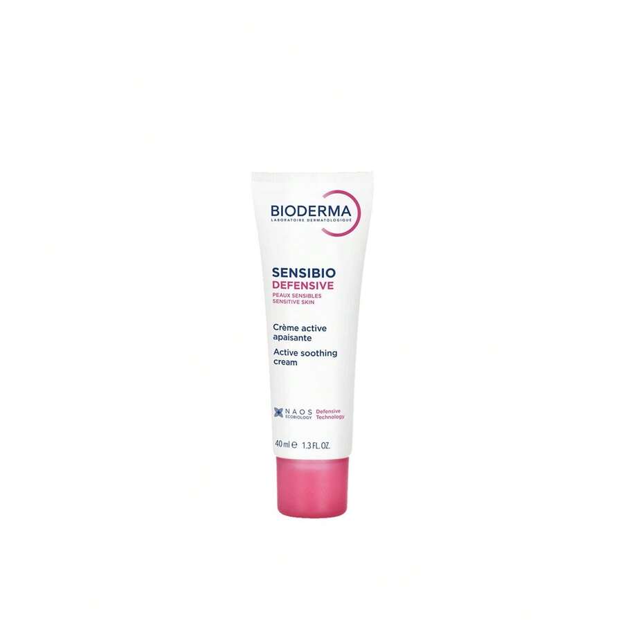 Bioderma Sensibio Defensive كريم مهدئ نشط 40 مل - تقنية DEFENSIVA، حماية مضادة للأكسدة، ترطيب لمدة 12 ساعة، قوام خفيف، امتصاص سريع، قاعدة مكياج، بدون عطر، للبشرة العادية إلى المختلطة، مركب DAF، بدون ، بدون بارابين، Bioderma، مبادئ البيولوجيا البيئية، صحة الجلد على المدى الطويل - فيتامين سي - مشاهدة 1
