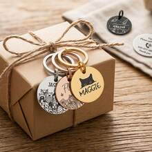 MerexSync Custom Dog Tags, Personalized, Engraved, Cat Tags, Custom Pet Name Tags, Dog Tags With Name, Pet Gifts, Dog Birthday Gifts, Gifts For Dog Lovers, Dog Supplies, Cat Supplies, Dog, Cat, - Multicolor - View 9