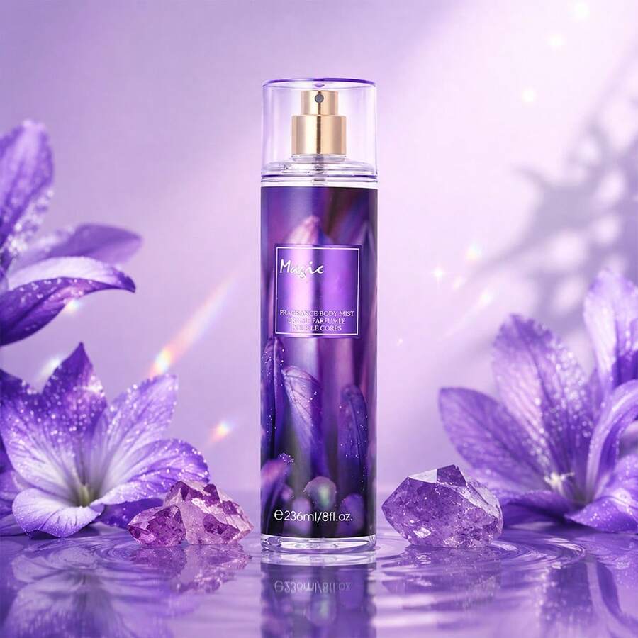 Wish 20 Varieties Of Women's Body Mist Perfume Spray, 8 Fl.Oz Long-Lasting Floral Fruity Spray With Non-Greasy Alcohol-Based Formula. Suitable For Hair & Body, Ideal For Parties, Dates & Gifting. Lightweight And Smooth Application.Valentine's Day Gift - Magic Spell - 查看 1