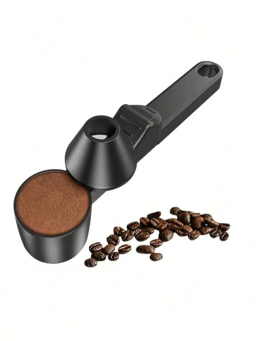 Gelas Ukur & Corong Kopi 2-in-1 dengan Gelas Ukur, Corong Bubuk Kopi Anti Tumpah, Portabel, Sendok Takar Kopi, Memecahkan Masalah Tumpahan dan Pemborosan Bubuk Kopi Saat Memindahkan dan Mengukur - MultiWarna - View 1