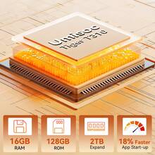 Blackview WAVE 7C 解鎖智慧型手機，Android 16，5000mAh 電池，13MP+32MP 側邊快捷鍵，八核心 (4+8 擴展) GB+64GB/128GB/1TB SD 儲存，6.56" HD+ 螢幕，雙 SIM 4G，不含充電器 - 橘色 - 查看 5