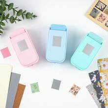 Alat Pelubang Tepi Stempel, Cocok untuk Buku Catatan Vintage dan Scrapbooking, Pelubang Manual yang Dapat Ditumpuk, Penyelarasan dan Pemotongan Presisi, Dirancang untuk Kartu Ucapan Buatan Tangan, Alat Dekorasi Kerajinan Kertas DIY - MultiWarna - View 1