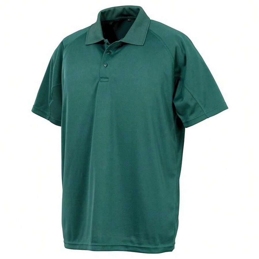 Spiro Womens/Ladies Performance Aircool Polo Shirt - Bottle Green - View 1