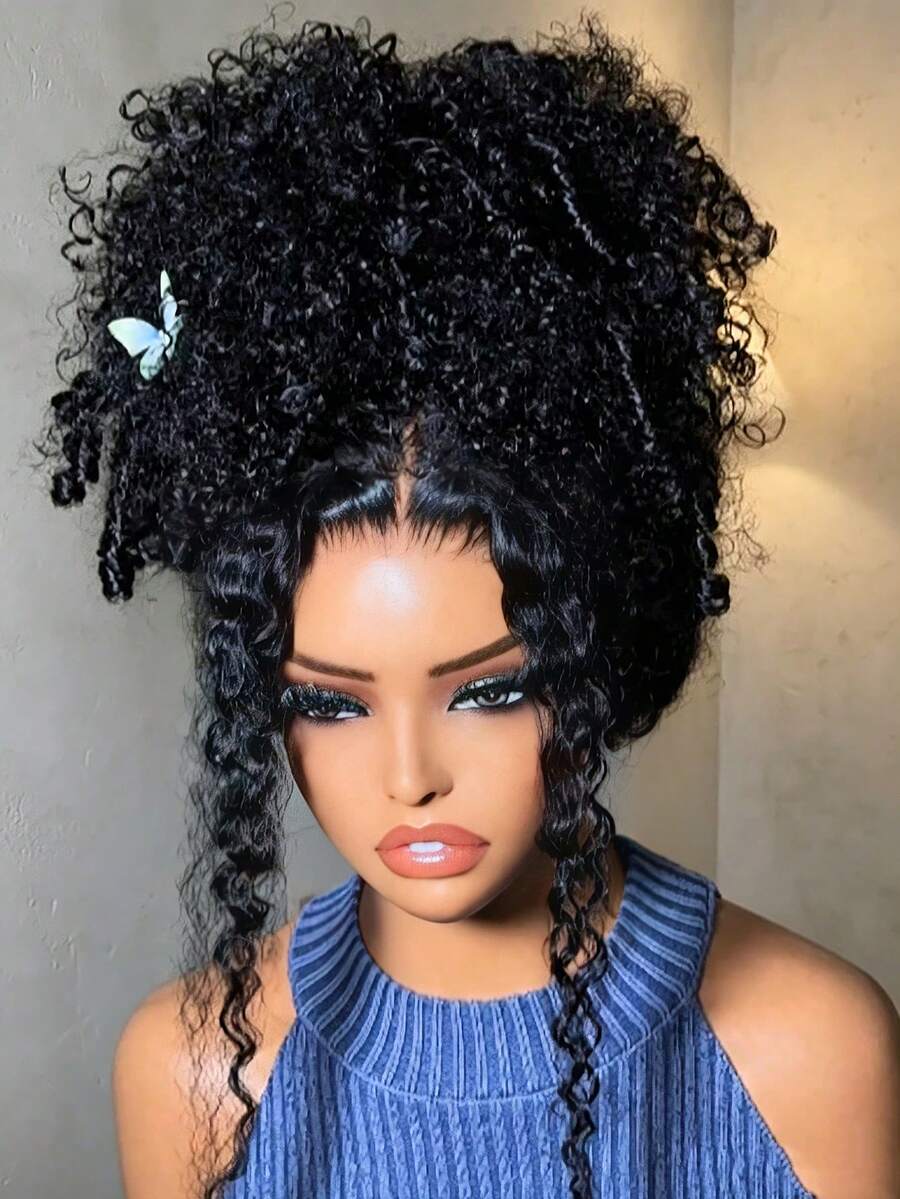 Dollface 360 Invisible Drawstring Full Lace Human Hair Wig Transparent HD Lace Pre Plucked Deep Wave 360 Invisi Strap Lace Front Wigs For Women 20 40 Inch