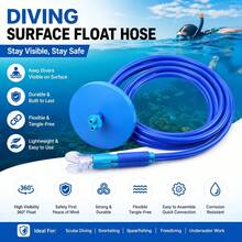 Dual-Tube Diving Snorkel, Anti-Choke Dual-Head Breathing Apparatus, Underwater Breathing Valve Oxygen Supply Device, Silicone Material, 1pc 118.1in/300cm Leak-Proof Design Diving Trainer, Deep Water Oxygen Equipment For Beginners And Adults - Multicolor - View 6