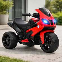 Kids' Ride-On Tricycle With Trailer, Larger And More Spacious Seats For A More Comfortable Ride. - Red - View 1