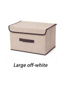 Universal Trunk Storage Box With Lid - Foldable Non-Woven Fabric Storage Box, Large Foldable Cargo Box, Suitable For Clothes, Toys, Food, SUV, Truck And Car Accessories - A - View 14