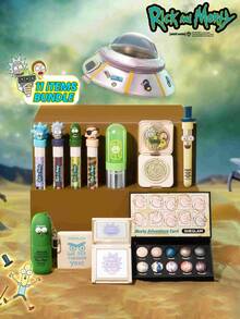 [11 Pcs] Rick And Morty X Sheglam Koleksi Lengkap - Edisi Tanpa Kotak Merek Kecantikan Kosmetik Makeup Untuk Wanita Dan Anak Perempuan - MultiWarna - View 12