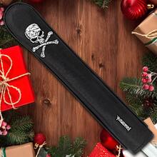 1PC Vintage Cracked Skull Crossbones Embroidered Golf Alignment Stick Cover, Sturdy PU Material, Universal Accessory For Men & Women - Multicolor - View 3