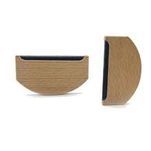 Cashmere Sweater Lint Remover Wooden Portable Lint Brush - Black - View 6