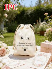 1-10 piezas Bolsas con cordón personalizadas, Bolsas con cordón personalizadas para bodas, Bolsas de almacenamiento de regalos personalizadas, Bolsas de almacenamiento personalizadas para fiestas de cumpleaños, Se ajustan a cualquier teléfono, Bolsas de almacenamiento personalizadas reutilizables, Regalos de aniversario, Día de San Valentín, Cumpleaños, Regalos de boda - Multicolor - Ver 19