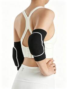 1pc New Summer Outdoor Foam Elbow Pads, Women's Professional Fitness Elbow Sleeves, Joint Protection, Suitable For Plank Training And Arm Elbow Support - Multicolor - View 6