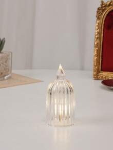 3pcs Set Hot-Selling Transparent LED Electronic Candle Lights, Bar Decor Lights, Birthday Gift Electronic Candle Lights, Suitable For Multiple Scene Arrangements - Candy Lamp - View 5
