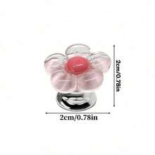 Car Interior Fresh Flower Start Button Decoration - A - View 3