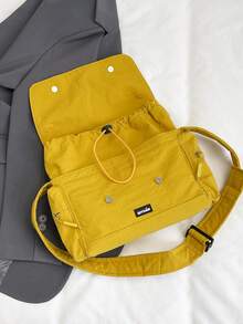 Men's Fashion Casual Large Capacity One Shoulder Crossbody Messenger Bag - Multicolor - View 8