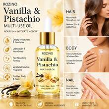 30ml Vanilla Pistachio Multi-Purpose Essential Oil, Powerful Moisturizing, Firming & Brightening, Smoothing Skin, Softening Hair, Nourishing Face, Nail Care, Body Massage, Deeply Moisturizing Hair, Effectively Caring For Hair Quality, 72h Long-Lasting Fragrance - Aloe Vera - View 6