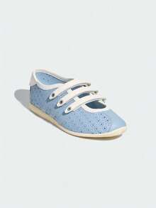 Adidas Originals Adidas ANFU W Unisex Low-Top Sports Casual Shoes LA1348 - Blue and White - View 4