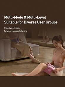 Philips PPM3602G Circular Massage Gun, Smart Vibration Muscle Massager With Ergonomic Strap, Multi-Mode Full Body Use, USB-C Charging, 20-Day Long Battery Life - View 8