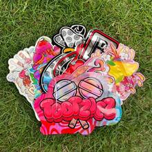 5pcs/50pcs Random Style Mixed Storage Bags, Sealed Candy Bags, Candy Packaging Sealed Bags, Resealable Bags, 3D Polyester Film Bags, Vanilla Bags, Holiday Gift Bags - Multicolor - View 4
