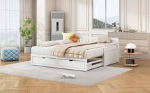 Sofa Bed Frame Multifunctional 90x190 Pine - 白色 - 查看 9