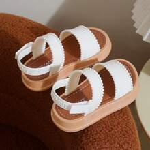 Vicvait Girls' Fashion Sunny Sandals Suitable For Daily Wear - Beige - View 5