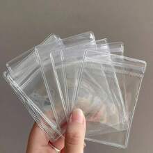 Anti-Oxidation Jewelry Storage Bag S/M/L Zipper Pouch, Jewelry Organizer Bag, Transparent Earring Ring Necklace Bracelet Packaging Bag - Multicolor - View 9
