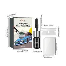 Homonth Auto Glass Nano Repair Fluid Kit, Car Windshield Crack Repair Resin, DIY Glass Chip Repair Tool With Applicator, Restore Windshield Clarity, Emergency Car Repair Set - A - View 3