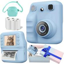 Instant Camera For Kids, Instant Print Camera With Photo Paper, Suitable For 3-12 Years Old Boys And Girls Christmas And Birthday Gifts, Children's Camera Toy, 1080P HD Dual Cameras With Flash, Music, Games, Selfie Mode, Delayed Print (10s/5s/3s), Suitable For Christmas, Birthday And Back To School Gifts For Boys And Girls - Multicolor - View 26