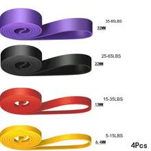 Resistance Bands For Fitness, Home Gym Workout Equipment, Muscle Training Elastic Bands - Multicolor - View 15
