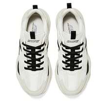 Skechers Women's Platform Casual Retro Dad Shoes Breathable Honeycomb Mesh Lightweight Non-Slip Sole Sneakers - Black and White - View 5