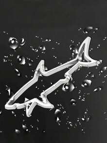 3D Metal Car Sticker, Simple & Practical Multifunctional Shark Badge Sticker, Car/Motorcycle Fuel Tank Cover Decor Logo Auto Accessories, Suitable For All Vehicle Exterior Stickers - A - View 12