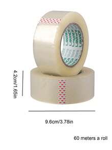 14捲/1捲 多用途透明包裝膠帶，高黏性、耐用，寬4.2cm，適用於運送、搬家、學校、辦公室、返校季 - 多色 - 查看 8