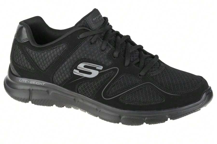 Skechers Verse - Flash Point - Black Mens Sports Shoes - Black 2 - View 1