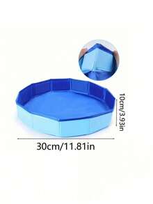 Large PVC Pet Bath Tub, Portable Folding Water Pool, Swimming Pool, Sand Pit For Small And Large Dogs, Cats, Cleaning - Multicolor - View 10