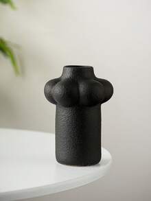 1 pieza Jarrón de cerámica mate con forma de nube, soporte para flores, múltiples colores, estilo minimalista moderno, decoración de escritorio, adecuado para boda, fiesta, hogar, oficina, Halloween, decoración navideña - florero - Ver 13