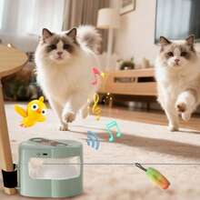 Wireless Remote Control Interactive Cat Chaser Toy, Relieves Indoor Cat Boredom, Unsupervised Self-Entertainment Cat Toy, Smart Pet Boredom Relief Product With Simulated Bird Sounds, Remote Control Electric Cat Chaser, Remote Control Smart Cat Chaser Toy - View 8