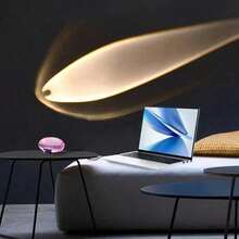 USB Interface LED Angel Eye Projection Light - Color Changing Night Light Projector With 4-Color Sunrise Halo Atmosphere Light, Suitable For Bedroom, Office, Home Decor - Soft Light Creates Cozy Atmosphere - Multi-color light - View 2