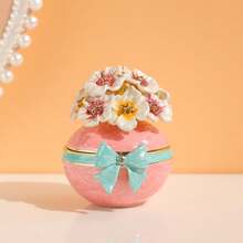 Decorative Jewelry Chests & Boxes - White Double Box (cherry Blossom) - View 5