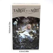 Tarot DE La NUIT 塔羅牌組 命運占卜卡牌遊戲 - 白色 - 查看 1