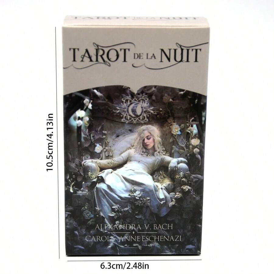 Tarot DE La NUIT 塔羅牌組 命運占卜卡牌遊戲 - 白色 - 查看 1