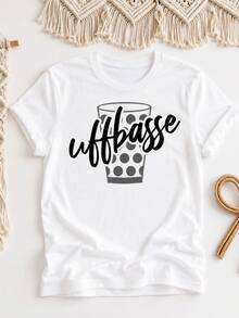 T-shirt Palzer Uffbasse Pfalz International Print, stile Y2K, oversize, unisex, per uomo e donna, stile retrò anni 2000, streetwear, vestibilità ampia con stampa grafica. - Indietro - Visualizzare 8
