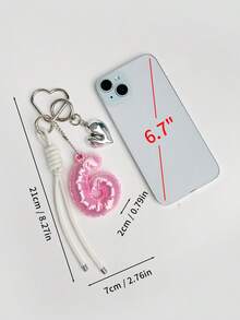 MIYIN 3D Printer Number Bag Charms(0-9),Cute Bubble Letter Pendant For Handbags With Key Ring & Heart Decoration,Unisex,Bag Charms Accessories For Backpack - Pink - View 11